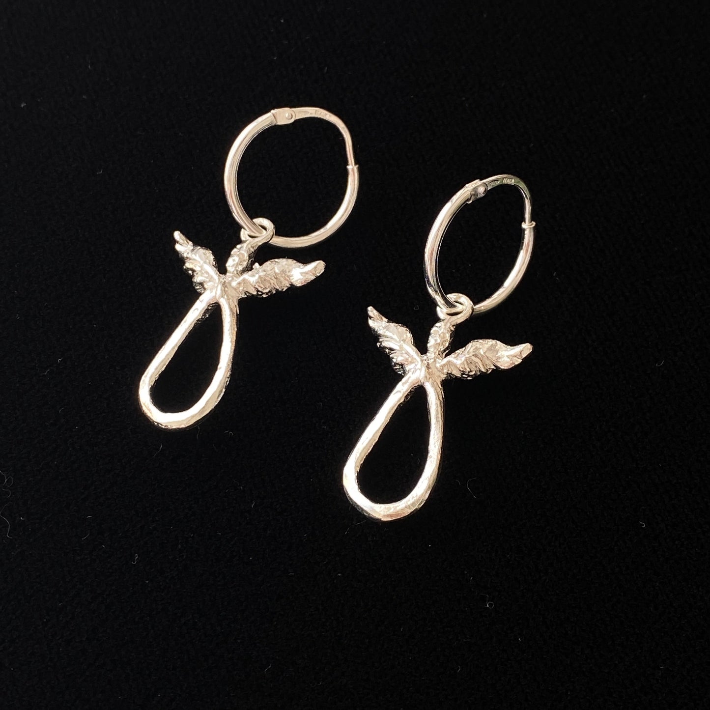 Angel earrings