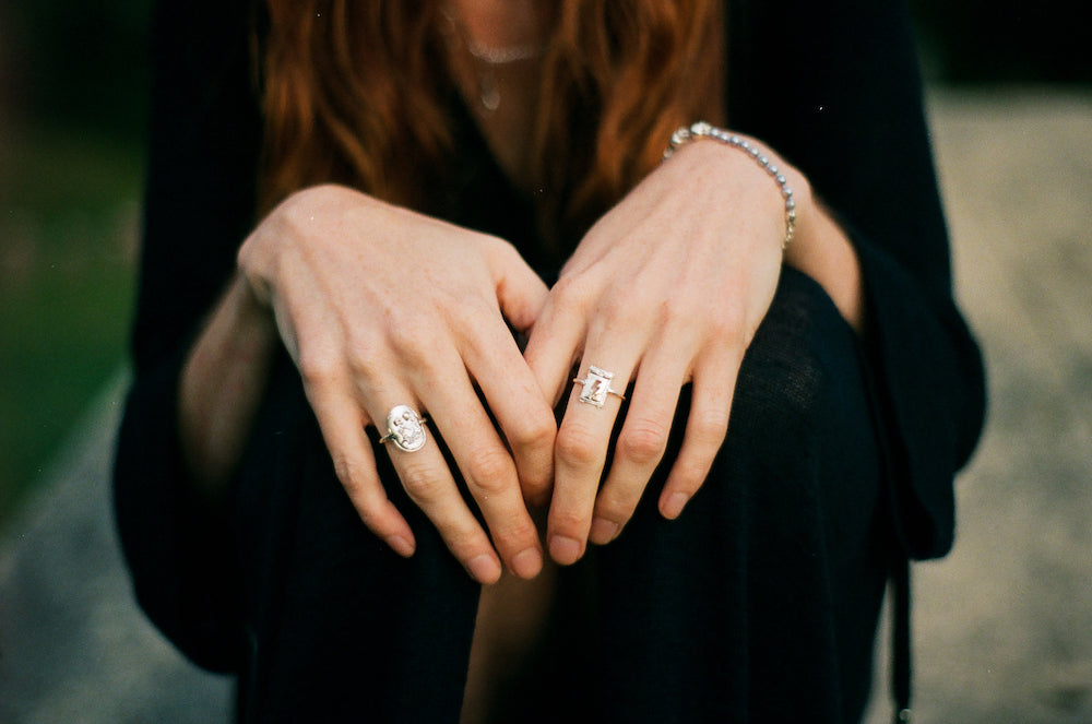 Skeleton Lovers Ring