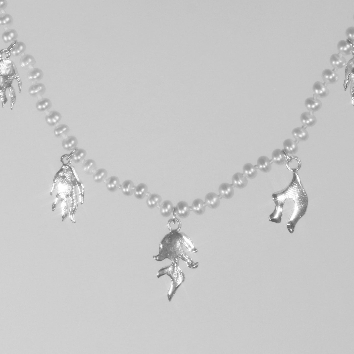 Flames Pearl Necklace