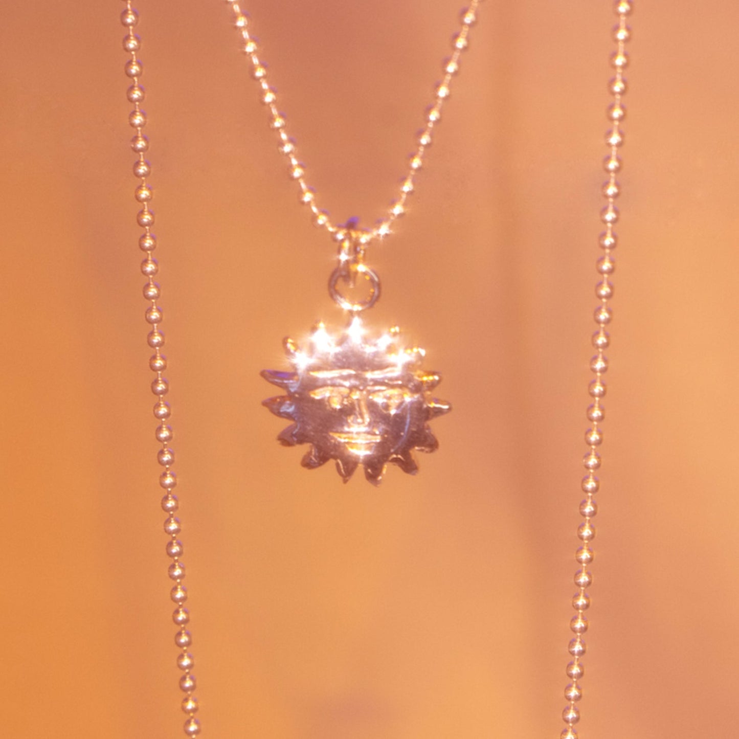 Sun Charm Necklace