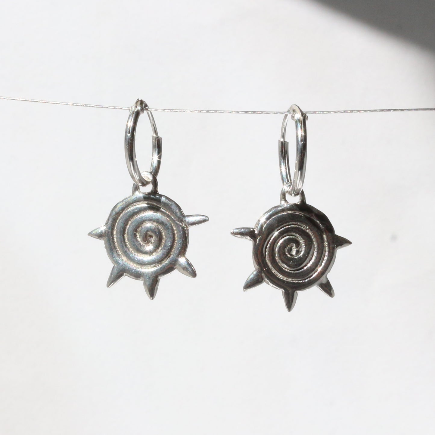 Swirl earrings