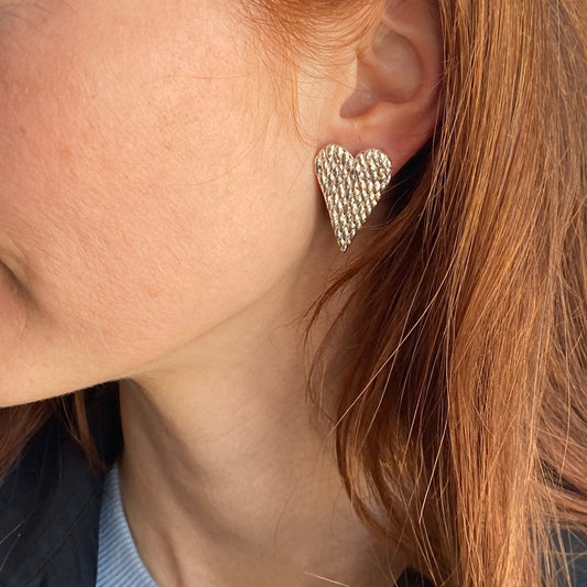 Serpentine love earrings