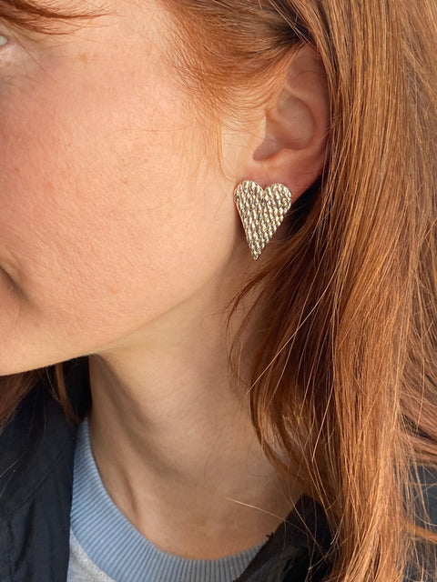 Serpentine love earrings