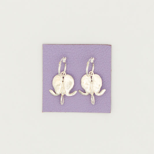 Bleeding heart earrings