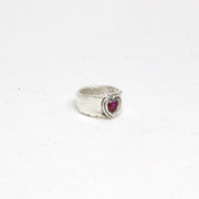 Heart rubis ring #2