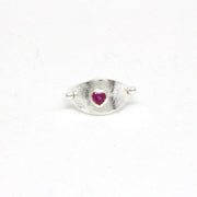 Heart rubis ring #1