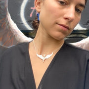 Crossing the Abyss Bat necklace