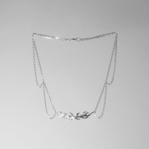 Big Flame web necklace