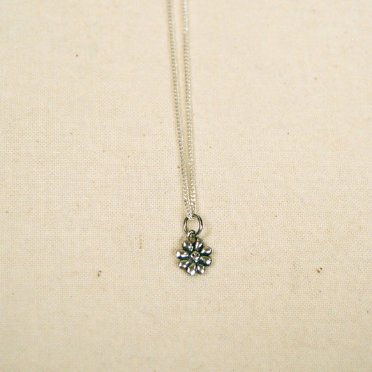 Tiny Flower charm necklace