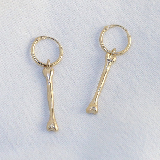Bone charm Earrings