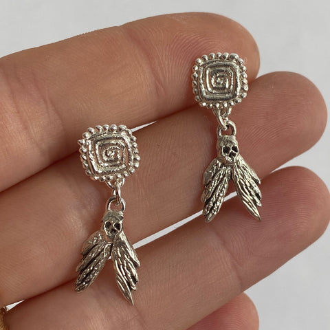 Dark angel earrings