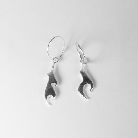 Flame earrings