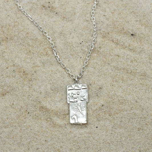 Pillar 43 charm necklace