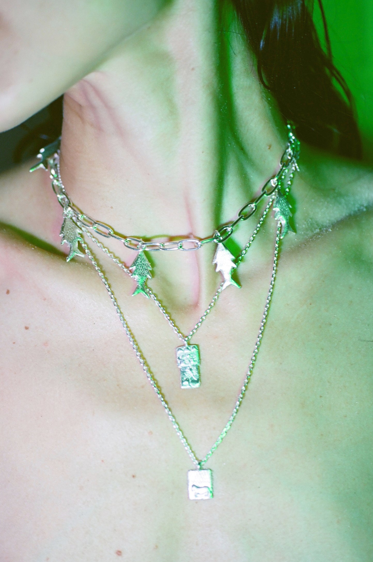 Pillar 43 charm necklace