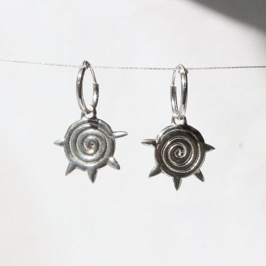 Swirl earrings